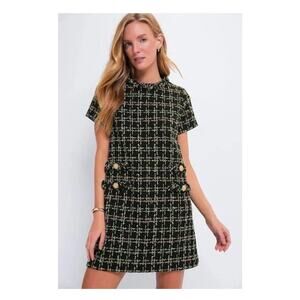 Tuckernuck Holly Tinsel Tweed Jackie Dress XXXL Long Sleeve NWT Career Classic